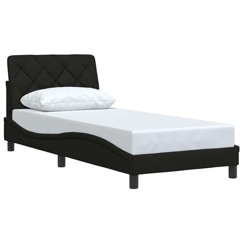 Okvir za krevet bez madraca crni 90x190cm od tkanine - NOVO
