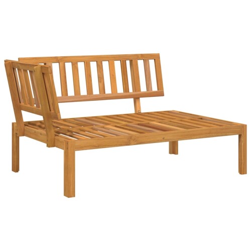 5-dijelna set vrtnih sofa od paleta s jastucima od drva bagrema - NOVO