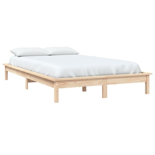 Okvir za krevet 150 x 200 cm od masivne borovine bračni - NOVO