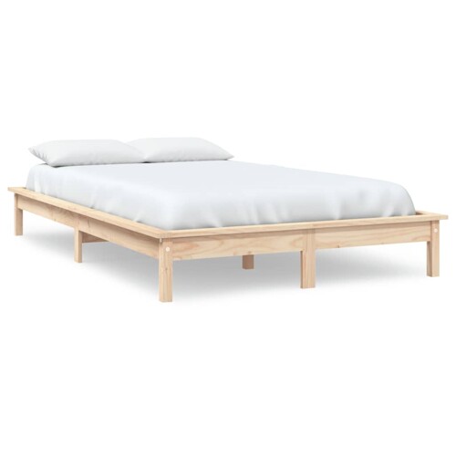 Okvir za krevet 150 x 200 cm od masivne borovine bračni - NOVO