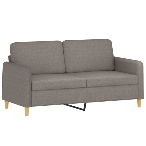 Dvosjed od tkanine smeđesivi 140 cm - NOVO