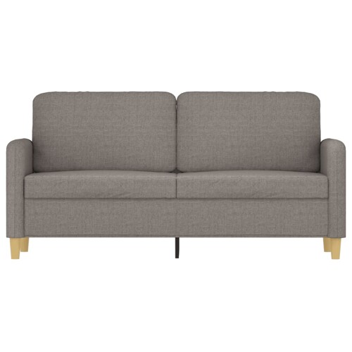 Dvosjed od tkanine smeđesivi 140 cm - NOVO