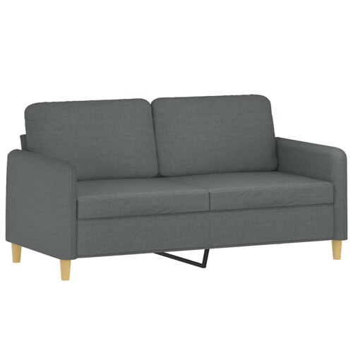 Dvosjed od tkanine tamnosivi 140 cm - NOVO