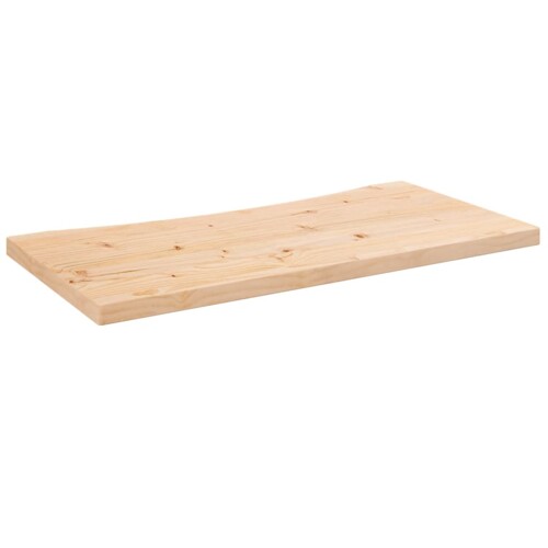 Ploča za radni stol 80 x 40 x 2,5 cm od masivne borovine - NOVO