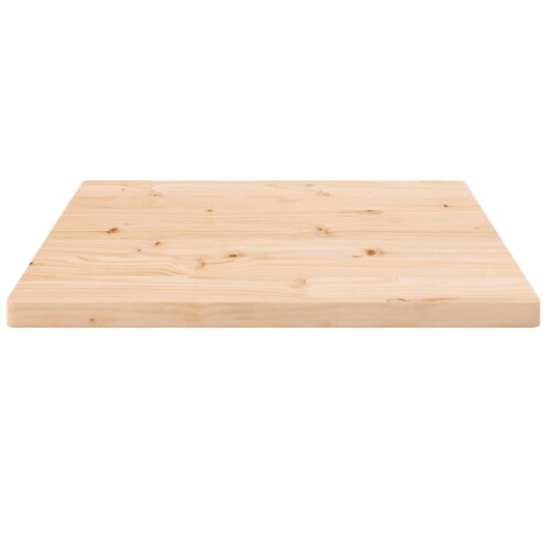 Ploča za stol 60 x 60 x 2,5 cm od masivne borovine četvrtasta - NOVO