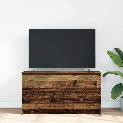 TV ormarić staro drvo 100x35x54 cm konstruiranog drva - NOVO