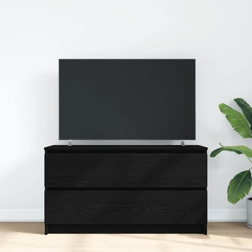 TV ormarić crni 100x35x54 cm od konstruiranog drva - NOVO