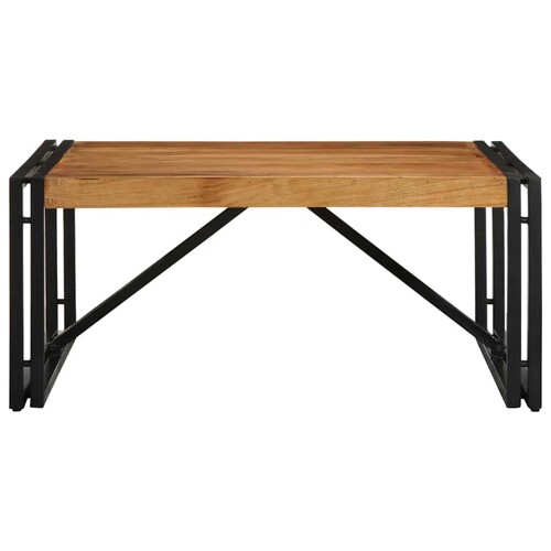 Stolić za kavu 80x80x35 cm od masivnog bagremovog drva - NOVO