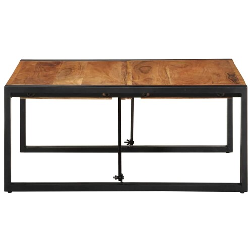 Stolić za kavu 80x80x35 cm od masivnog bagremovog drva - NOVO