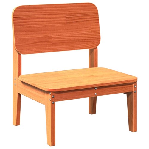 Vrtne stolice 2 kom voštano smeđe 60x52,5x72 cm borovine - NOVO
