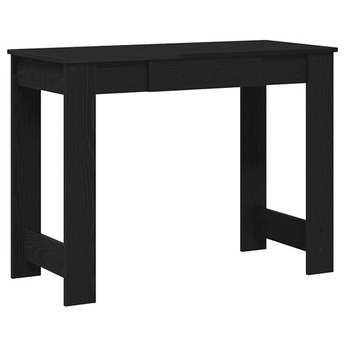 Radni stol crni 100x45x75 cm od konstruiranog drva - NOVO