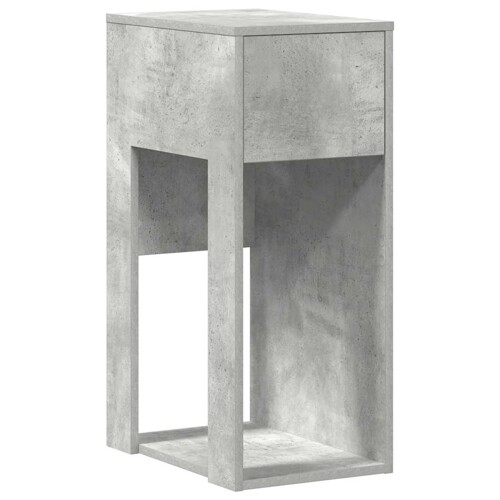 Tower stalak za računalo s ladicom boja betona 30x44x74 cm - NOVO