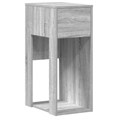 Tower stalak za računalo s ladicom boja sivog hrasta 30x44x74cm - NOVO