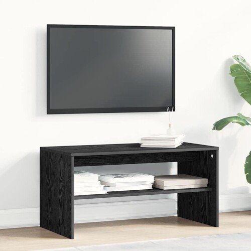 TV ormarić crni hrast 80x40x40 cm konstruirano drvo - NOVO