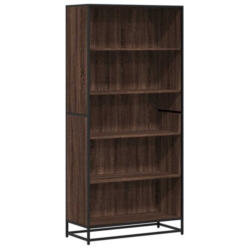 Polica za knjige smeđi hrast 80,5x35x170,5 cm izrađeno drvo - NOVO