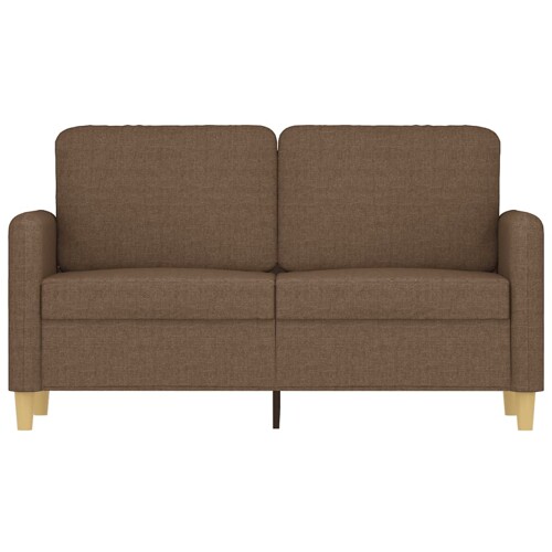 Dvosjed od tkanine smeđi 120 cm - NOVO