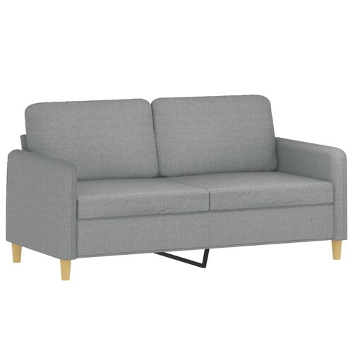 Dvosjed od tkanine svjetlosivi 140 cm - NOVO
