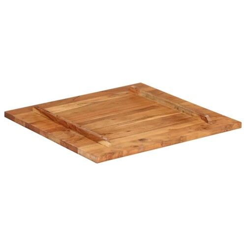 Stolna ploča od masivnog drva bagrema 25 - 27 mm 70 x 70 cm - NOVO