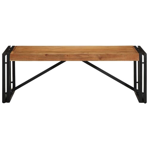 Stolić za kavu 100x50x35 cm od masivnog bagremovog drva - NOVO