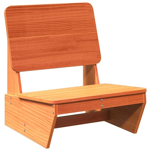Vrtna stolica voštano smeđa 60x64x70,5 cm od masivne borovine - NOVO