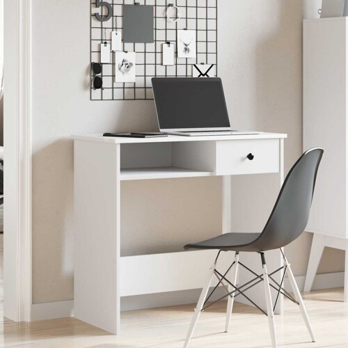 Radni stol bijeli 80 x 40 x 75 cm od iverice - NOVO