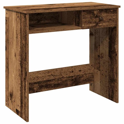 Radni stol boja starog drva 80 x 40 x 75 cm konstruirano drvo - NOVO
