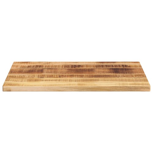 Ploča stola 80x70x3,8 cm pravokutno puno drvo grubo mango - NOVO