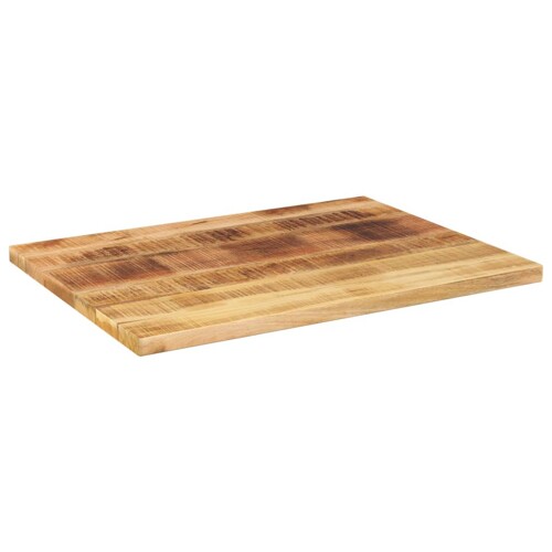 Ploča stola 80x70x3,8 cm pravokutno puno drvo grubo mango - NOVO