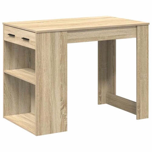 Radni stol s ladicom i policom sonoma hrast 102x62x77,5 cm - NOVO