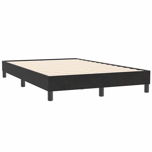 Box Spring krevet bez madraca crni 120x210 cm samt - NOVO