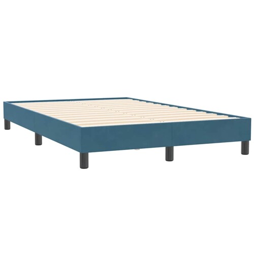 Box Spring krevet bez madraca tamnoplavi 120x210 cm samt - NOVO