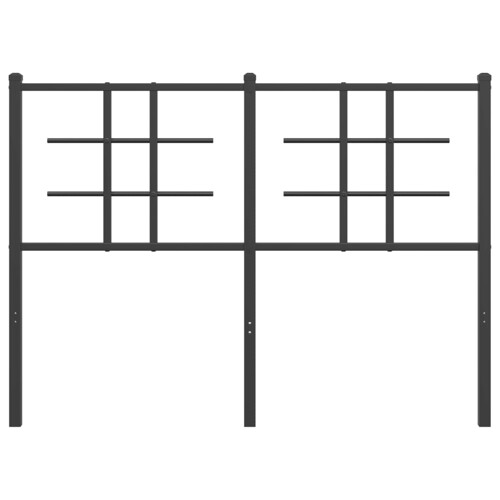 Metalno uzglavlje crno 120 cm - NOVO