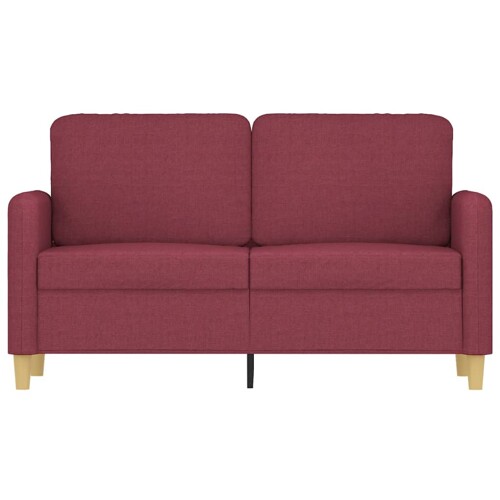 Dvosjed od tkanine crvena boja vina 120 cm - NOVO