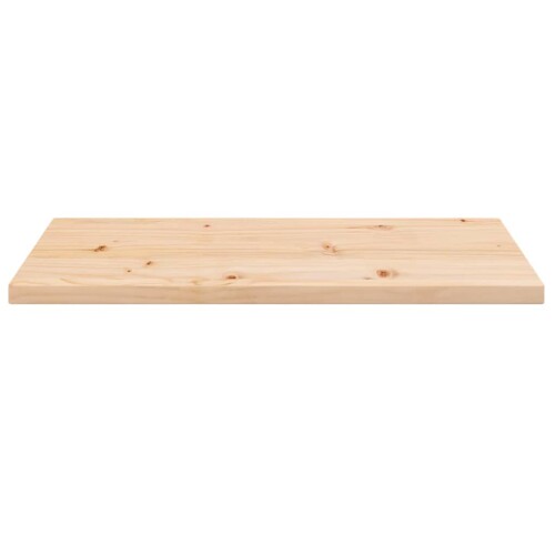 Ploča za stol 80 x 40 x 2,5 cm od masivne borovine pravokutna - NOVO