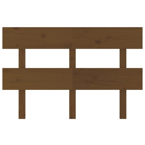 Uzglavlje za krevet boja meda 144 x 3 x 81 cm masivna borovina - NOVO
