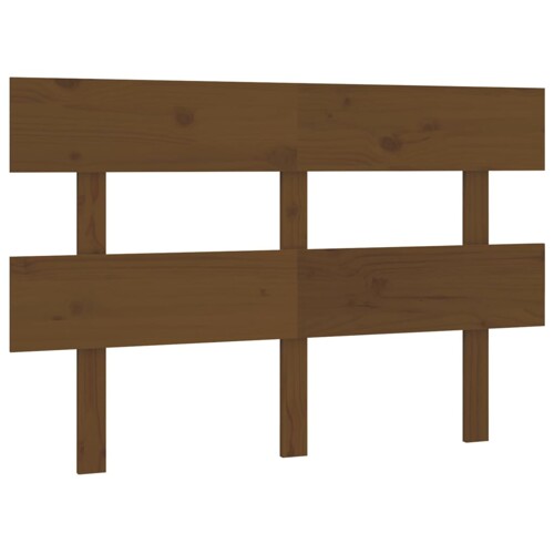 Uzglavlje za krevet boja meda 144 x 3 x 81 cm masivna borovina - NOVO