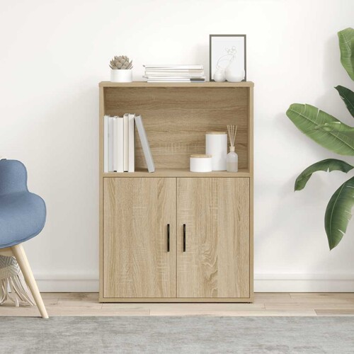 Regal za knjige boja hrasta 60x24x85 cm od konstruiranog drva - NOVO