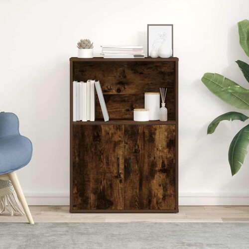 Regal za knjige boja hrasta 60x24x85 cm od konstruiranog drva - NOVO