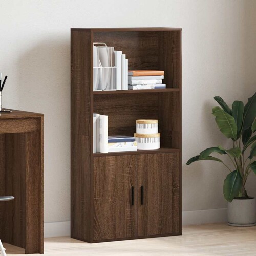 Regal za knjige boja hrasta 60x24x120 cm konstruirano drvo - NOVO