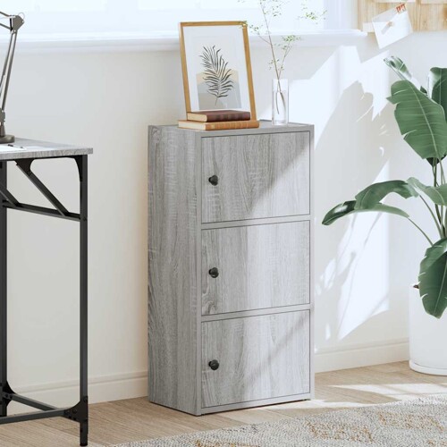 Regal za knjige boja hrasta 40x24x77 cm konstruirano drvo - NOVO