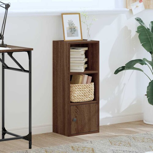 Regal za knjige boja hrasta 31x24x77 cm konstruirano drvo - NOVO