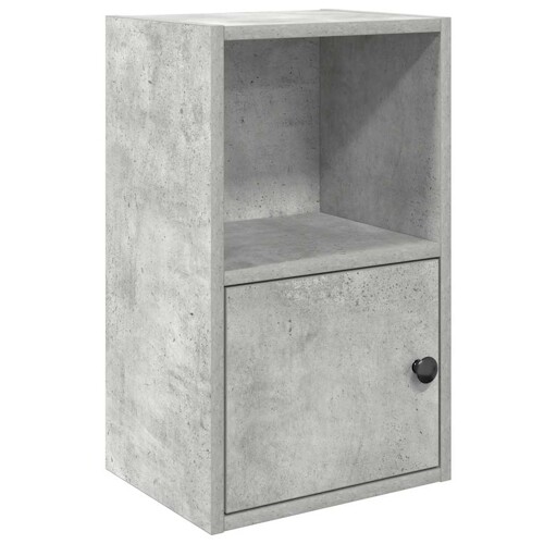 Regal za knjige boja betona 31x24x52 cm konstruirano drvo - NOVO
