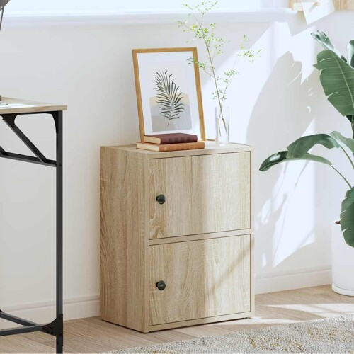 Regal za knjige boja hrasta 40x24x52 cm od konstruiranog drva - NOVO