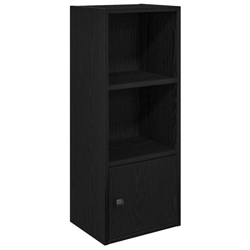 Regal za knjige crni hrasta 31x24x77 cm od konstruiranog drva - NOVO