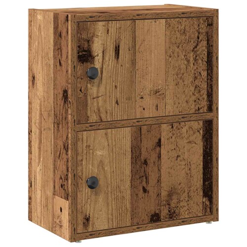 Regal za knjige boja starog drva 40x24x52 cm konstruirano drvo - NOVO