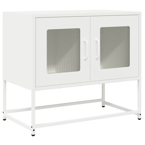 TV ormarić bijeli 68x39x60,5 cm hladno valjani čelik - NOVO