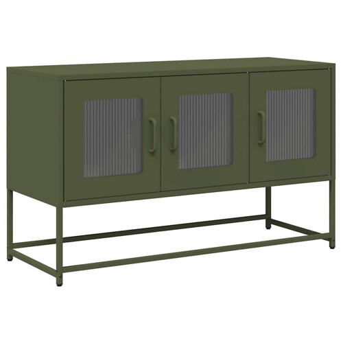 TV ormarić maslinasto zeleni 100,5x39x60,5 cm - NOVO