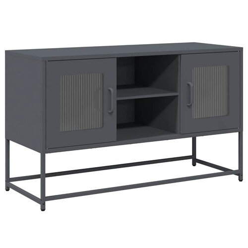 TV ormarić antracit 100,5x39x60,5 cm čelični - NOVO