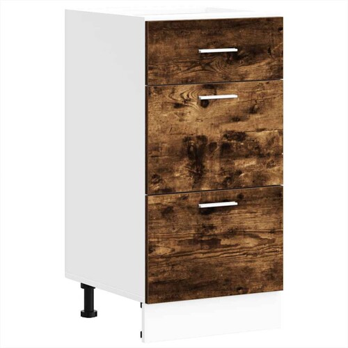 Donji dio ormarića dimljeni hrast 40x46x81,5 cm izrađeno drvo - NOVO