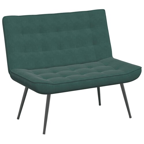 Klupa tamnozelena 110x74x84 cm baršun - NOVO